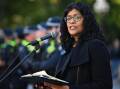 Samantha Ratnam is calling on the federal government to stop backing Israel's invasion of Gaza. (James Ross/AAP PHOTOS)