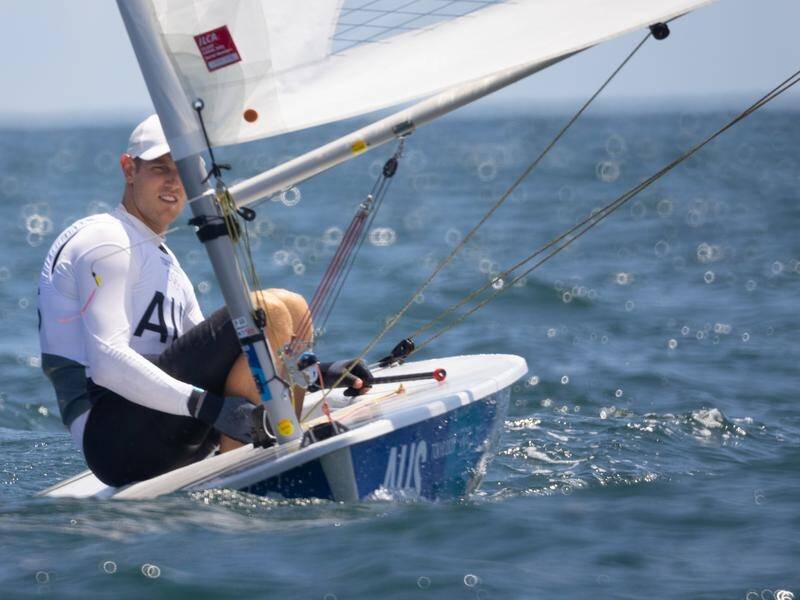 Medal contender Matt Wearn has had a frustrating start to his Olympics in the one-man Laser class.