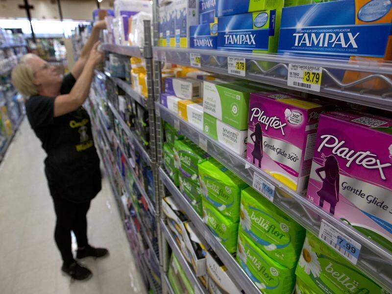 GST on tampons and sanitary pads will be removed from January 1.