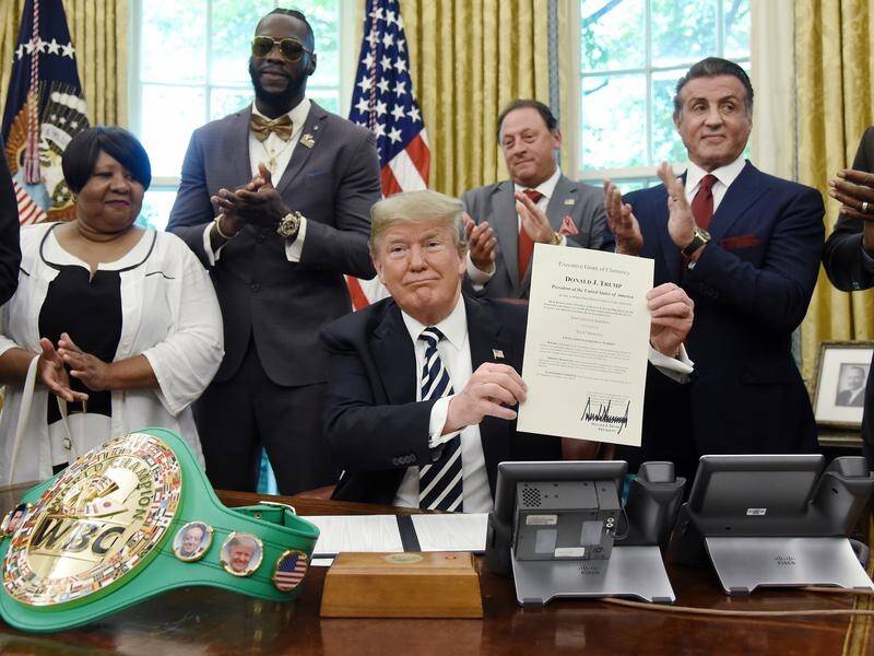 President Donald Trump has posthumously pardoned boxer Jack Johnson.