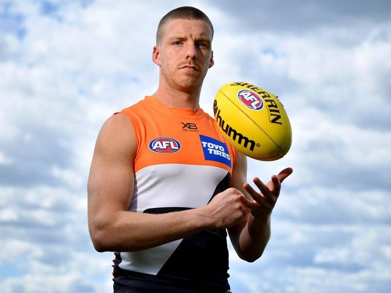 GWS defender Aidan Corr has played only 80 games in seven seasons for the Giants due to injury.