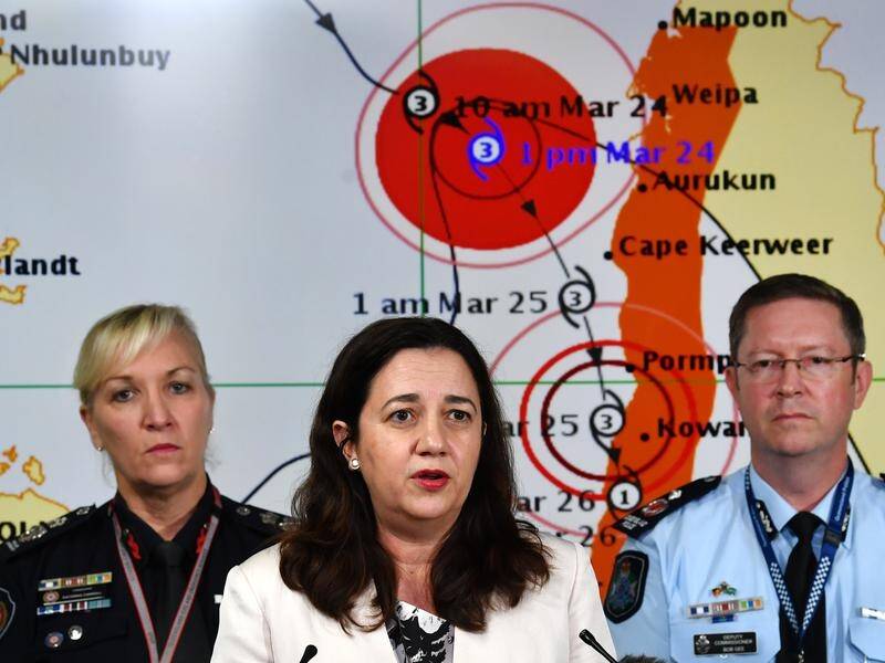 Annastacia Palaszczuk has warned residents in far north Queensland of Cyclone Nora's severity.
