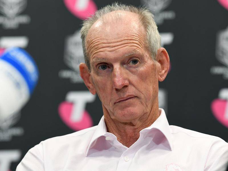 Broncos coach Wayne Bennett says he'll stay with the club until his switch to South Sydney in 2020.