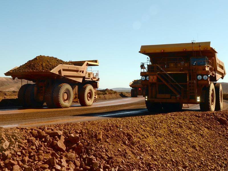 Treasury has based its budget predictions on an iron ore price of just $US55 a tonne by March 2022.
