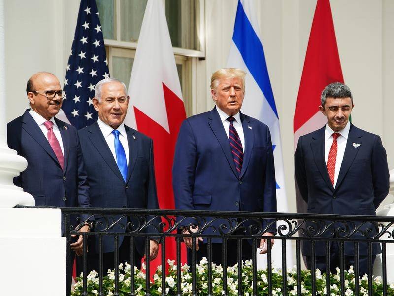 The signing of the Abraham Accords took place at the White House on Tuesday.