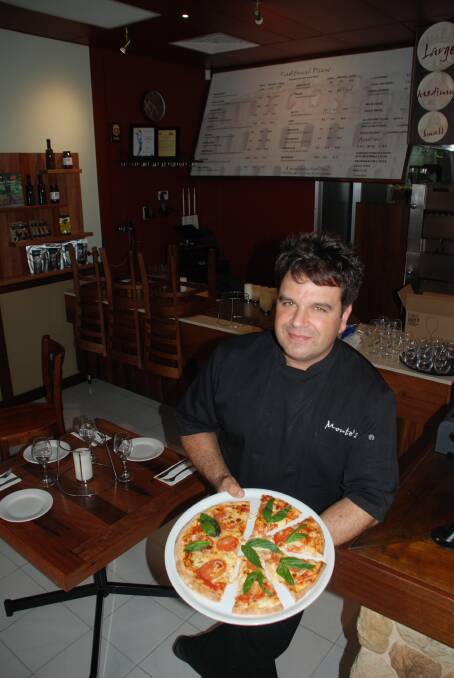 Joel Tropiano of Monte's Pizza at Blaxland.