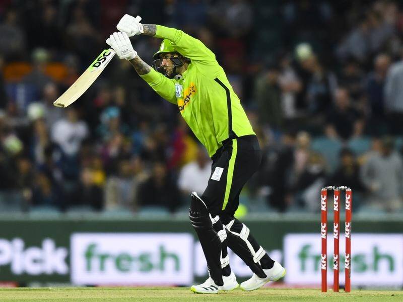 Sydney Thunder batter Alex Hales is on the verge of creating BBL history.