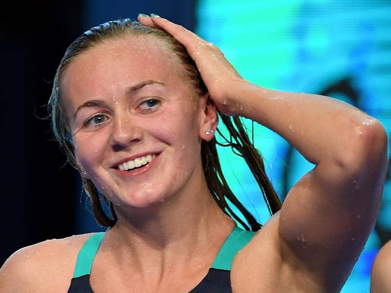 Ariarne Titmus has claimed the 400m/800m freestyle double at the Commonwealth Games.