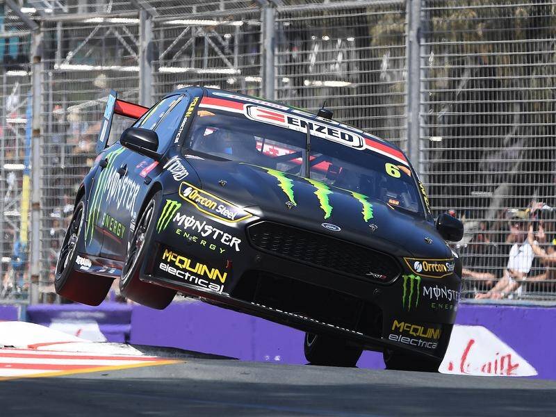 Tickford Racing's Cameron Waters was among three team combinations to thrive on the Gold Coast.