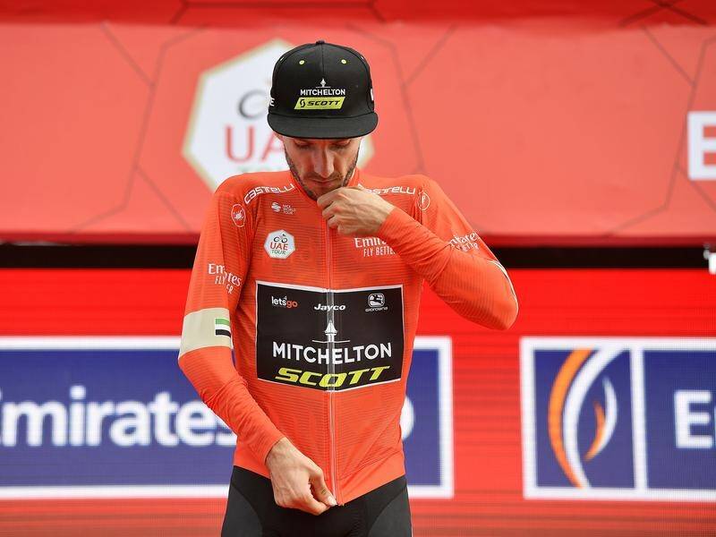 Mitchelton-Scott's Adam Yates was leading the UAE Tour before the race was called off.