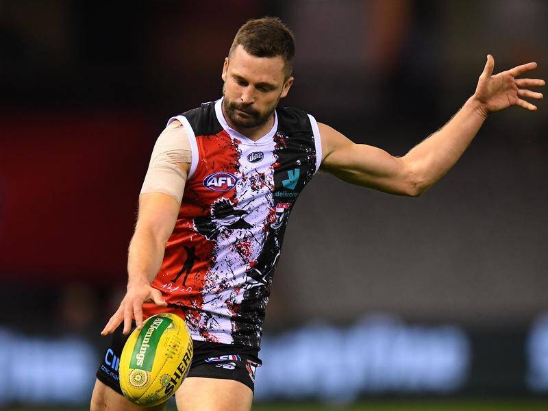 St Kilda co-skipper Jarryn Geary has gone under the knife to repair a dislocated shoulder.
