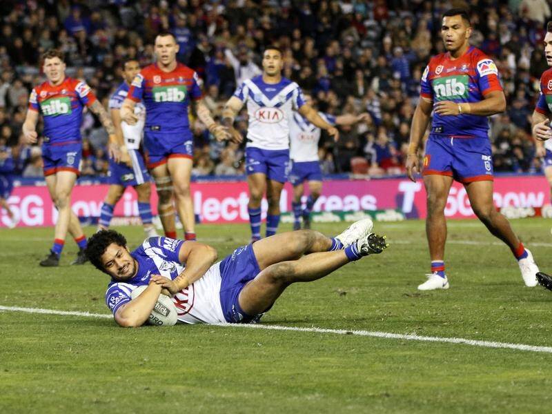 Canterbury have bounced back from a scoreless first half to beat Newcastle 20-14 in their NRL clash.