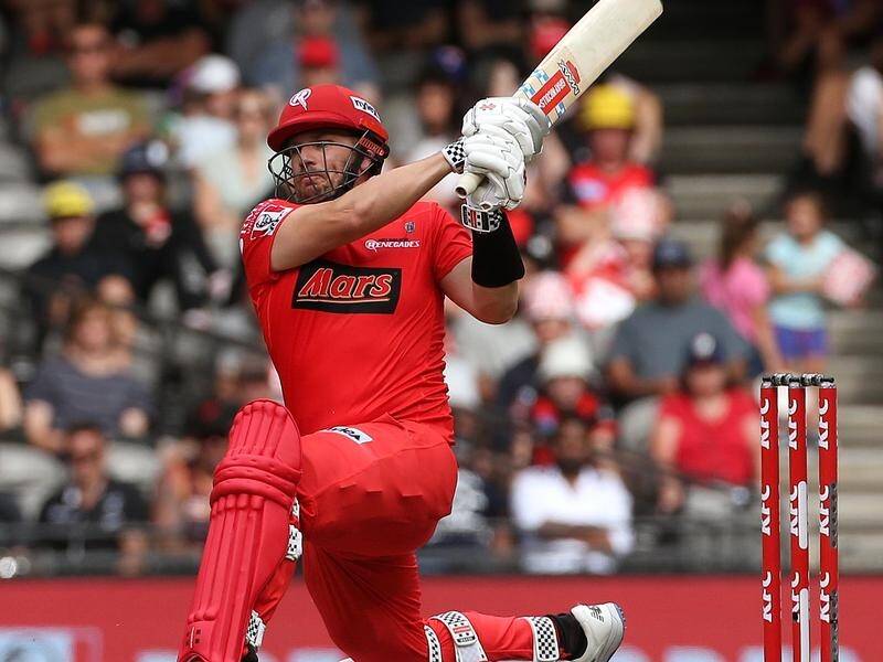Aaron Finch hit 63 not out to guide the Renegades to victory in the final regular season BBL game.