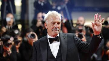 Kevin Costner attends the premiere of Horizon: An American Saga at the Cannes Film Festival. (EPA PHOTO)