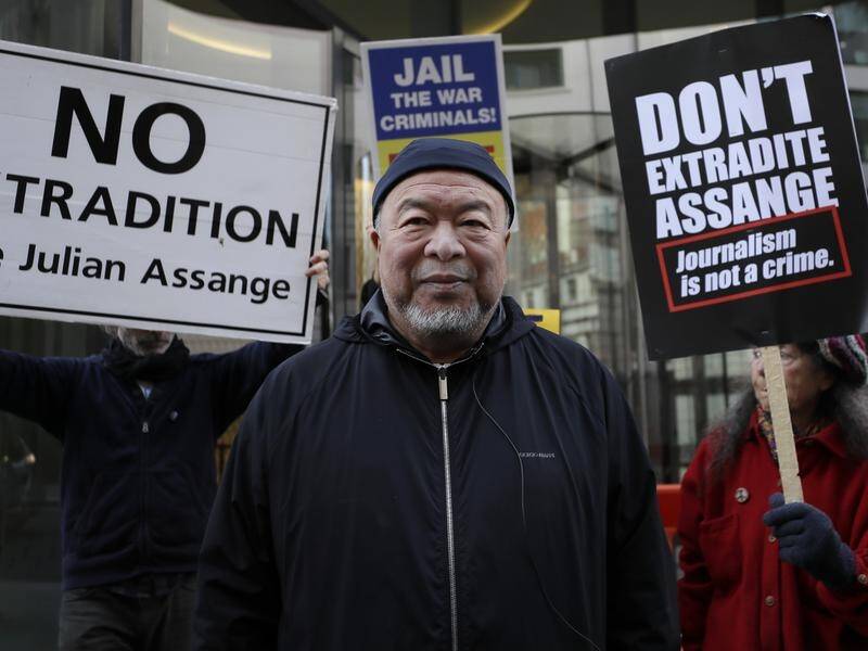 Artist and activist Ai Weiwei has expressed his support for Julian Assange's bid for freedom.