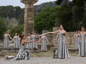 The flame for the 2024 Paris Olympic Games is ignited at Ancient Olympia. (AP PHOTO)