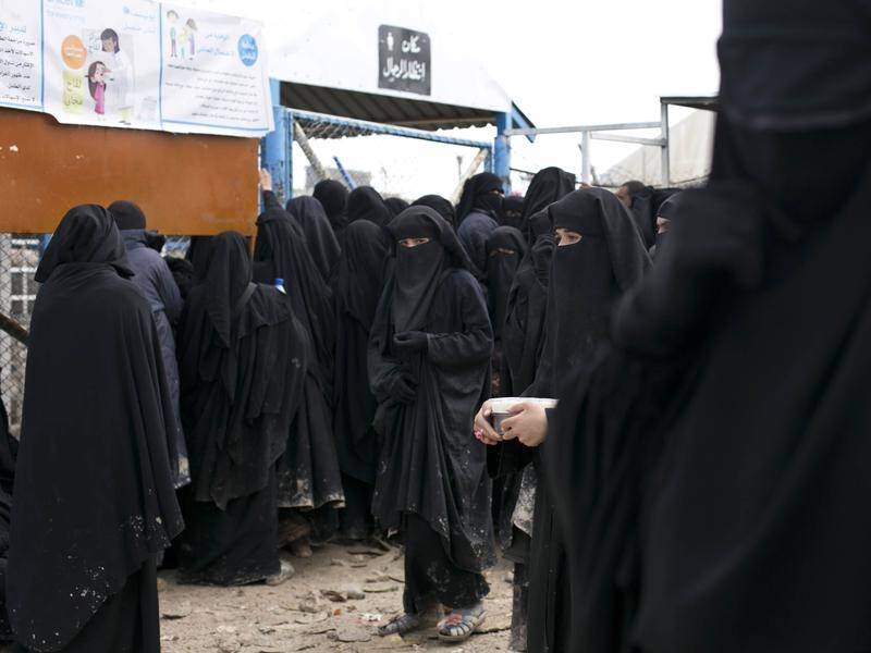 Australian women and children still in a Syrian camp are reportedly at risk from members of IS.