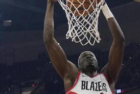 Australian centre Duop Reath has helped Portland to an eight-point win over Cleveland in the NBA. (AP PHOTO)