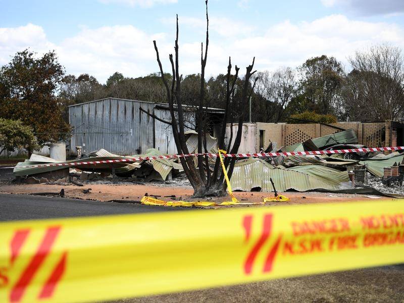 It's now confirmed up to 45 homes were destroyed in the NSW bushfire that claimed two lives.