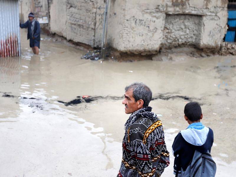 Seasonal heavy rain has resulted in deadly flash floods in Afghanistan. (EPA PHOTO)