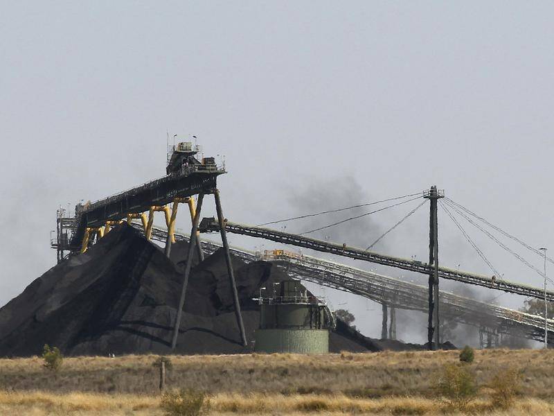 Groups say extending the Narrabri coal mine's life is at odds with the NSW government net-zero goal. (AP PHOTO)