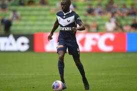 Melbourne Victory's Jason Geria hasn't given up hope of playing for the Socceroos again. (Morgan Hancock/AAP PHOTOS)