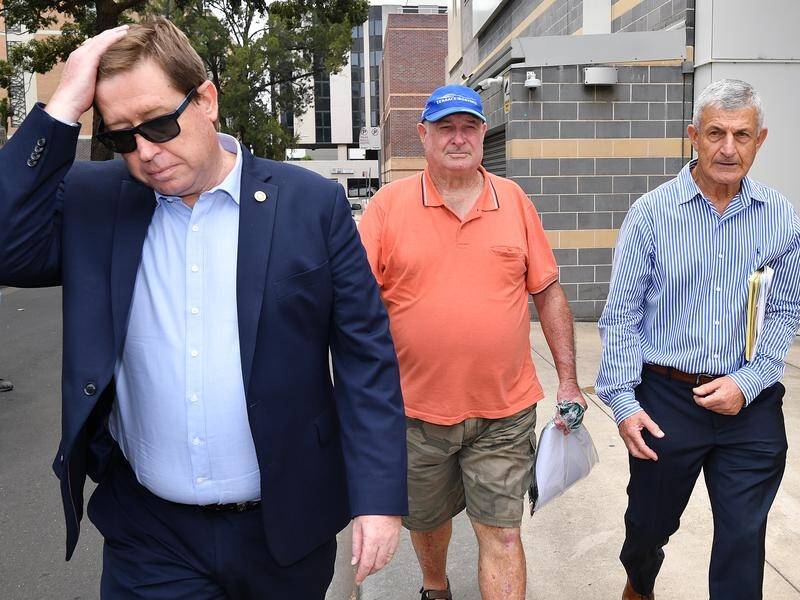 Fatal hit-and-run accused Kenneth Wayne Grant (centre) has been granted bail .