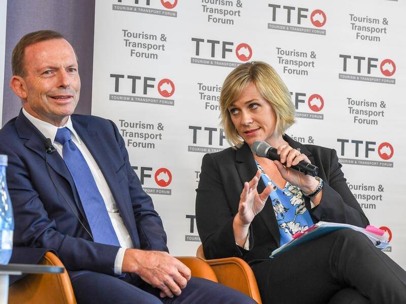 Liberal MP Tony Abbott is fending off independent candidate Zali Steggall in his seat of Warringah.