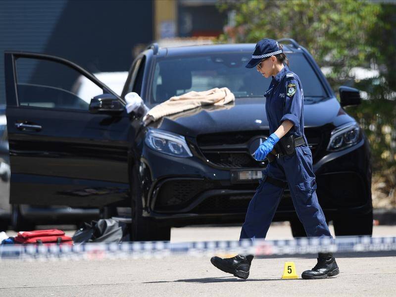 Mick Hawi was shot multiple times after getting into his car outside a gym in suburban Sydney.