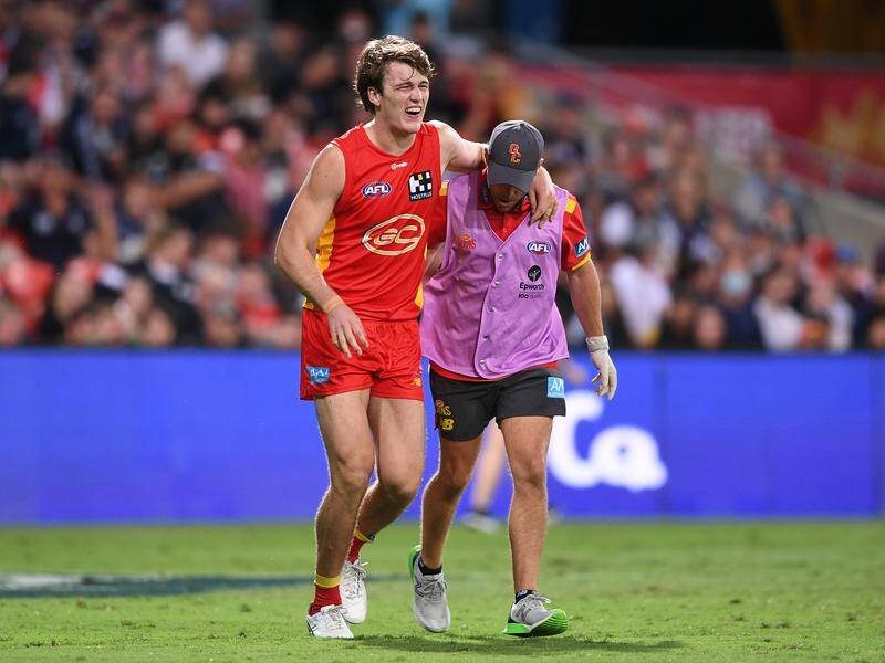 The chances of Gold Coast's Charlie Ballard playing against the Western Bulldogs are improving.