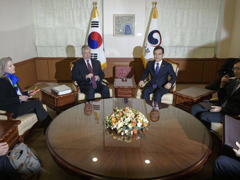 US special representative Stephen Biegun in talks with South Korea on Nth Korea's nuclear activity.