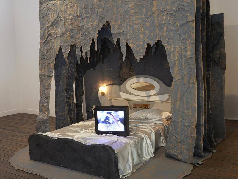 An Allegorical Cave for Lonely Kiss Fans is part of a show at Sydney's National Art School. (HANDOUT/NATIONAL ART SCHOOL)