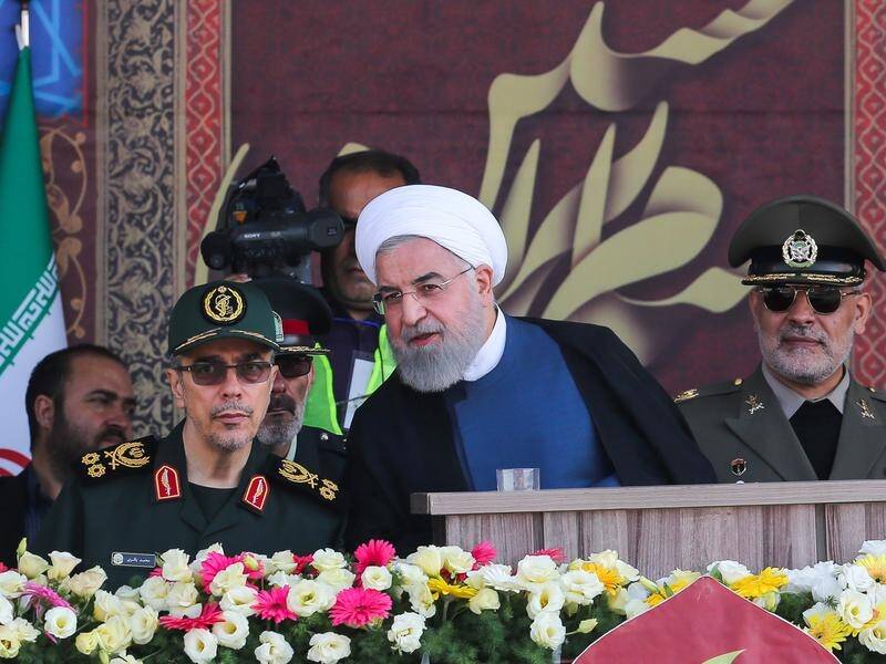 Iranian leader Hassan Rouhani (C) is unlikely to meet his US counterpart at the UN General Assembly.