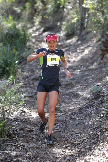 Blue Mountains best female runner: Heidi Rickard finished in 4:28:17.