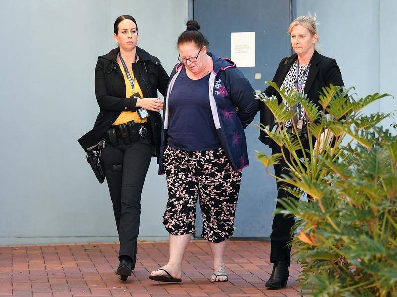Shannon White (centre) will stand trial for the murder of her four-year-old stepdaughter.