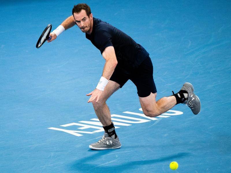 Andy Murray has had an early night in his Sydney Tennis Classic quarter-final against David Goffin.