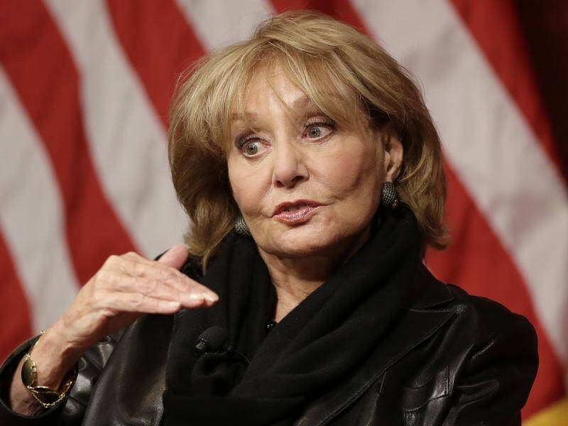 Tributes are flowing for the late Barbara Walters, who has died peacefully at 93. (AP PHOTO)