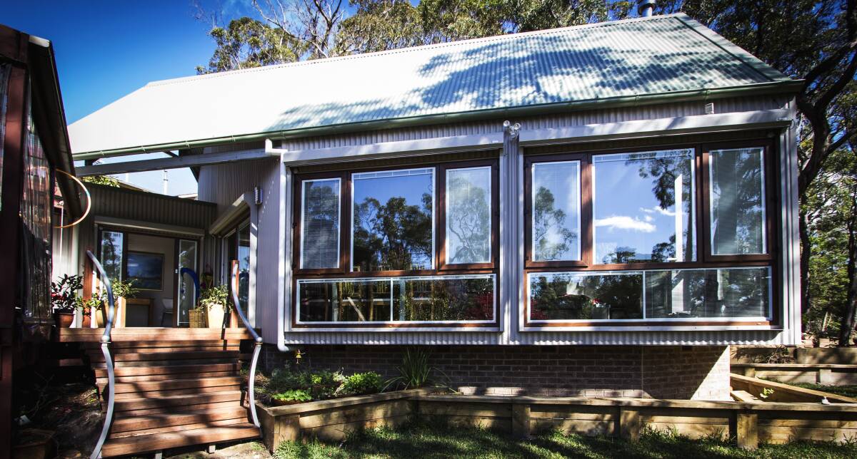 Mark Davis of Wentworth Falls (Mark Davis Design) won the residential alterations/additions category for up to $250 000 with his 'Bullaburra Addition'. Photo: Camille Walsh