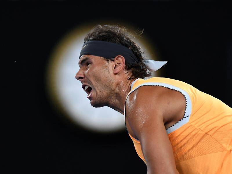 Rafael Nadal was far too good for Matthew Ebden in their second round Australian Open match.
