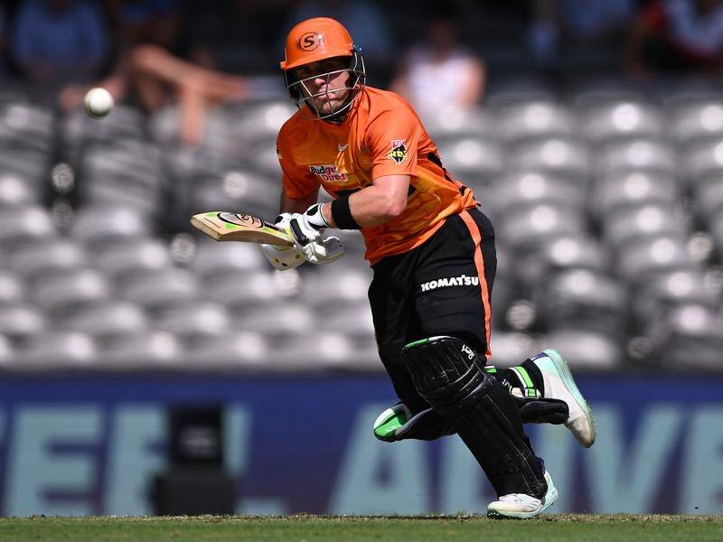 Cameron Bancroft grabbed his opportunity in the Scorchers' BBL win over the Renegades. (James Ross/AAP PHOTOS)