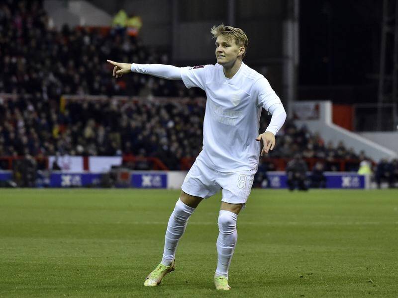COVID-hit Martin Odegaard was among Arsenal's absentees as their derby with Spurs was called off.