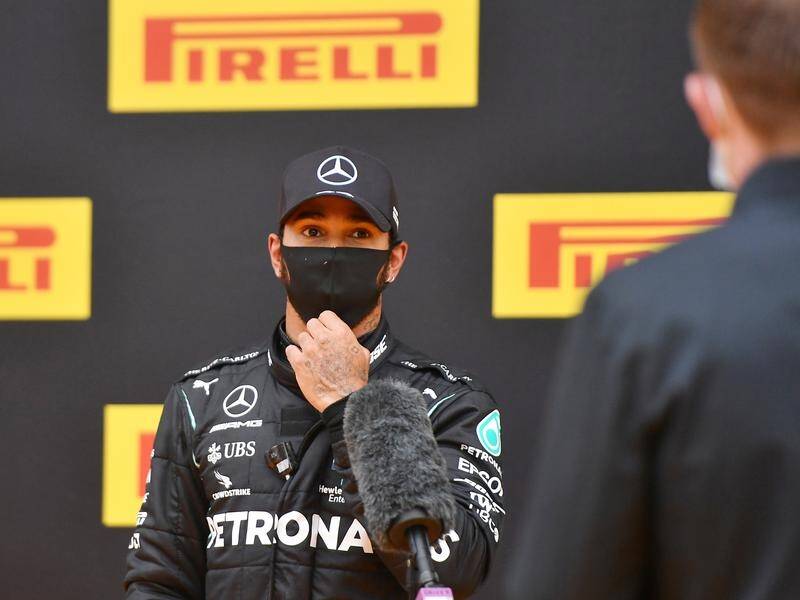 Lewis Hamilton claimed pole position for the Styrian GP after a masterful wet driving performance.