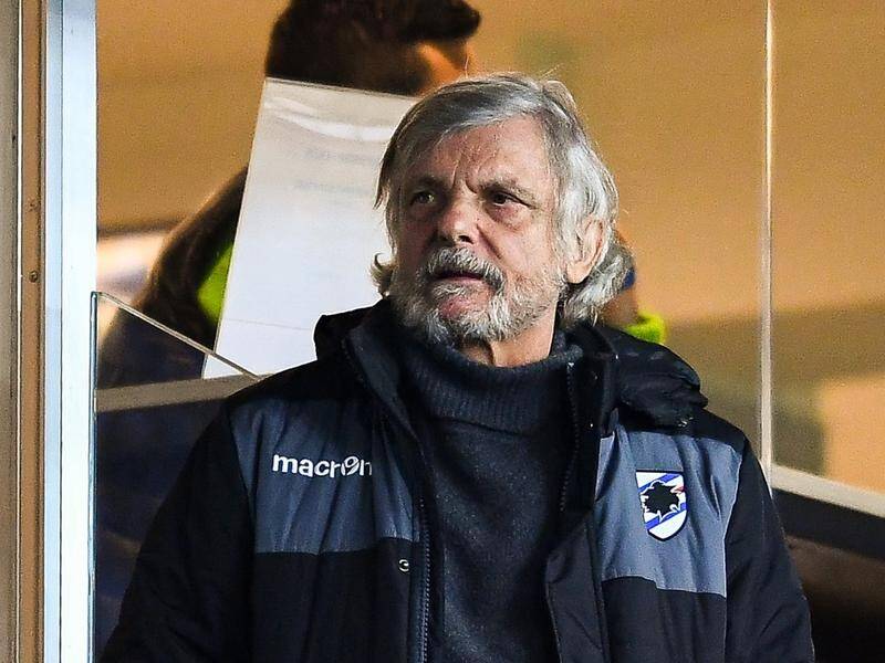 Sampdoria president Massimo Ferrero is to step down after being arrested by Italian police.