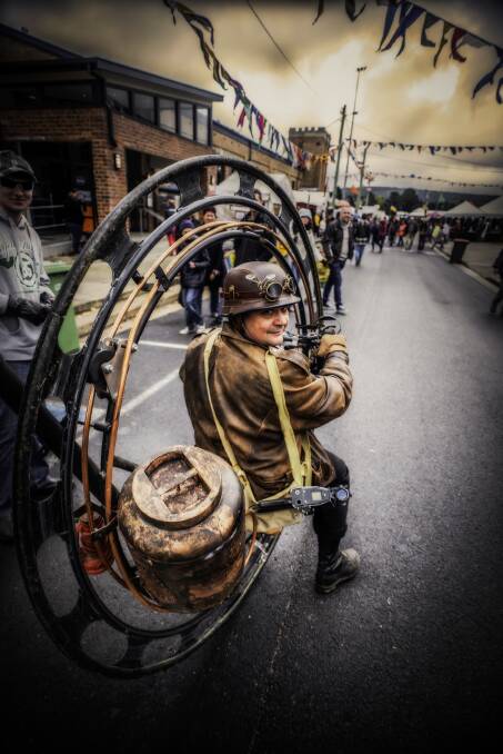 A scene from Lithgow Ironfest. Photo: David Hill, Blue Mountains Lithgow and Oberon Tourism.