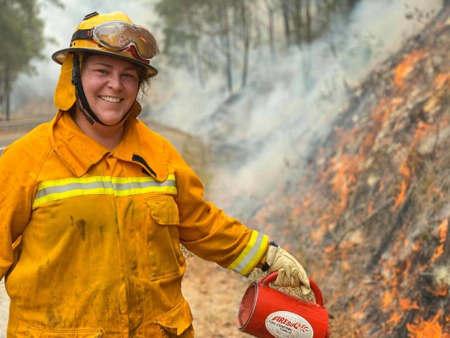 IN ACTION: Jess Jacobs has had a life changing experience after resuscitating a fellow firefighter while on duty. Picture: Contributed