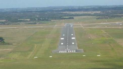  The approach into the King Island Airport in 2015. Picture: File