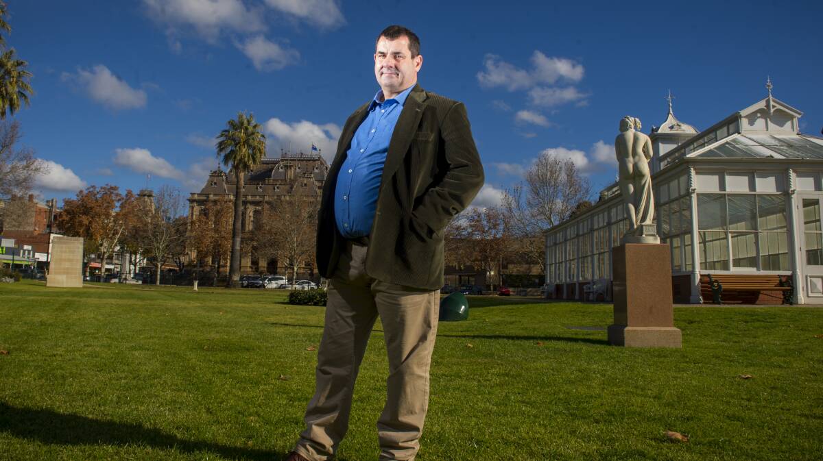 BETTER WAYS: Trevor Smith, president, Bendigo Sustainability Group has called for investment in education to reduce plastic use. Picture: DARREN HOWE
