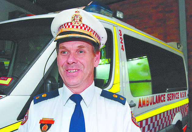 Woodford's Murray Traynor, who on Australia Day was named a recipient of the Ambulance Service Medal.