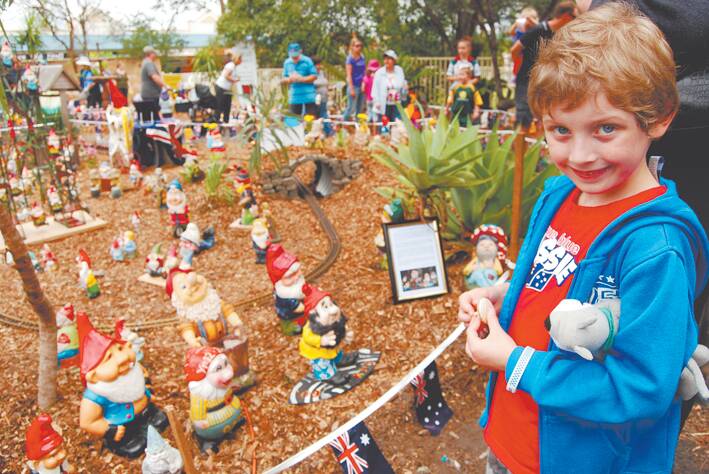 Alexander Macbeth-Stecker,5, from Katoomba at the gnome convention.