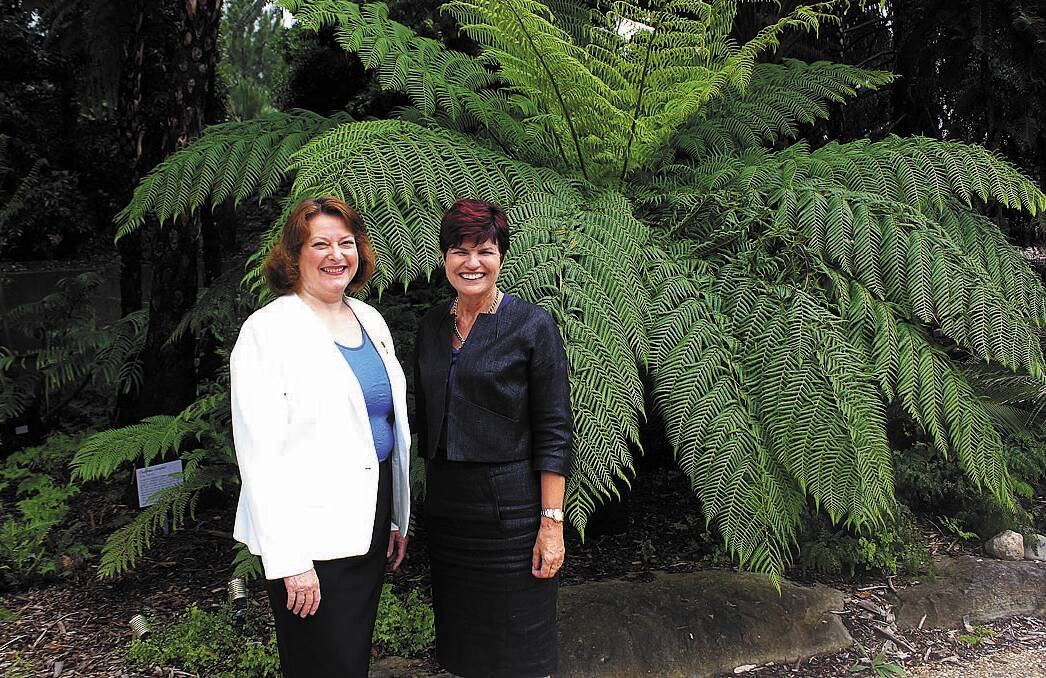 Blue Mountains MP Roza Sage with NSW Environment Minister Robyn Parker.